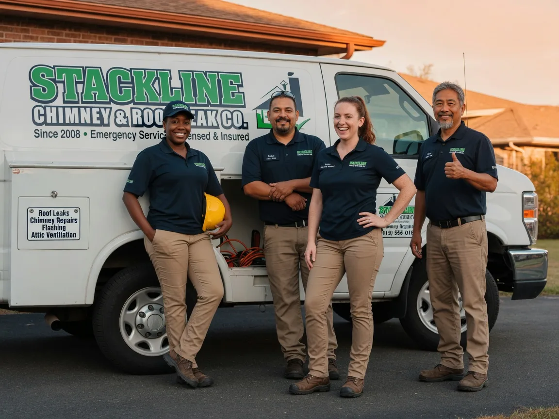 Chimney flashing repair company in Stallings, NC